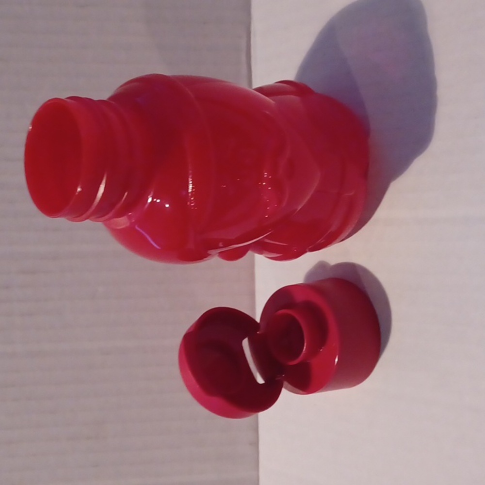 4/$30 New Red "Santa" Tupperware Eco Mini Water Bottle - Kids (350 mL)